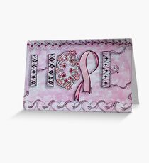 Hope (Breast Cancer Awareness) Greeting Card