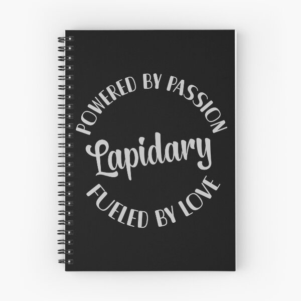Item preview, Lapidary powered by passion fueled by love gem lover gift designed and sold by MetalicBabe.