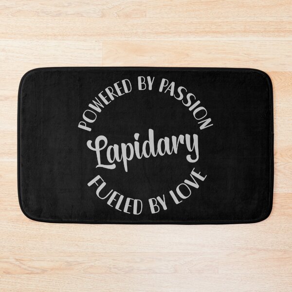 Item preview, Lapidary powered by passion fueled by love gem lover gift designed and sold by MetalicBabe.