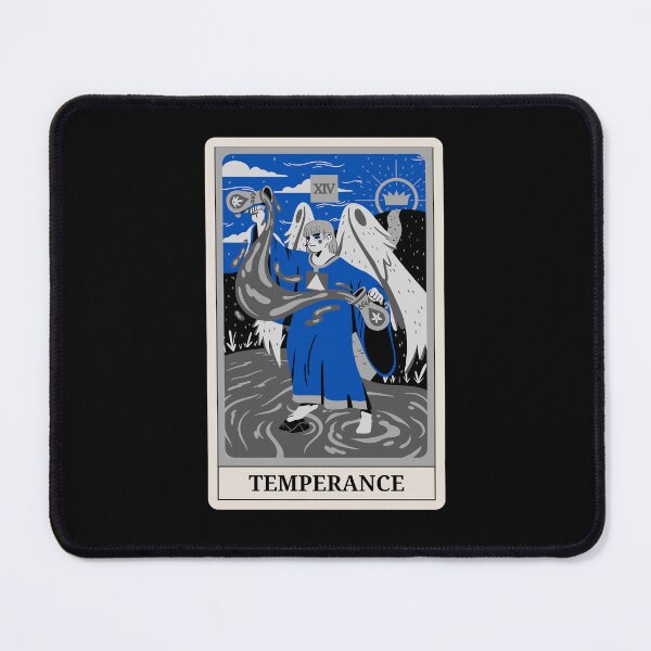 Item preview, The Temperance Tarot Card Monotone Blue Color Costume designed and sold by 27th-Tee.