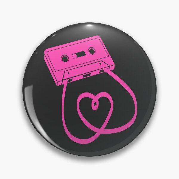 Item preview, retro mix tape romantic love heart designed and sold by sixsixninenine.
