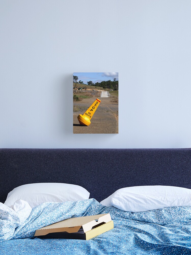 Thumbnail 2 of 3, Canvas Print, Dam Dry! designed and sold by theoddshot.