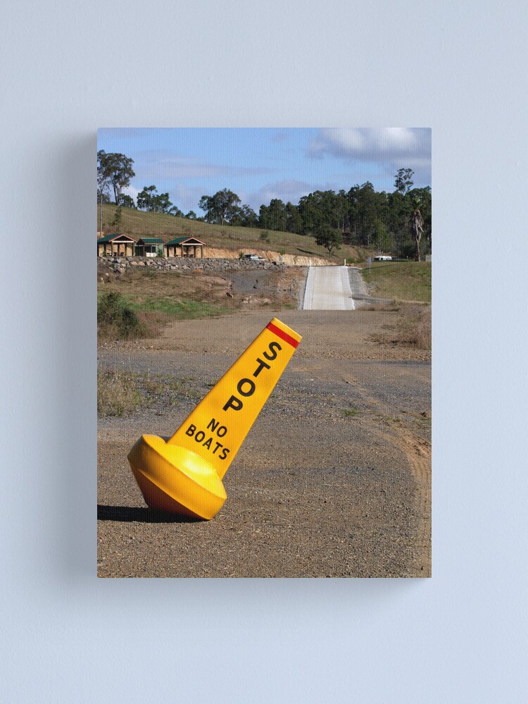 Thumbnail 1 of 3, Canvas Print, Dam Dry! designed and sold by theoddshot.