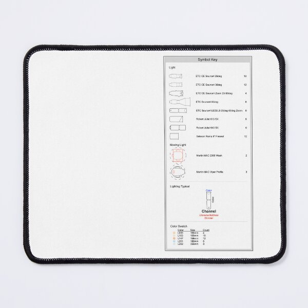 Item preview, Theatre Lighting Plan Symbol Summary Key designed and sold by Callum Watson.