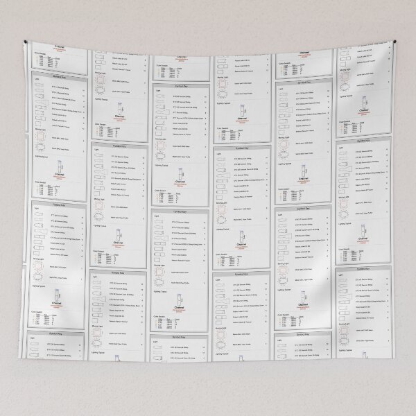 Item preview, Theatre Lighting Plan Symbol Summary Key designed and sold by Callum Watson.