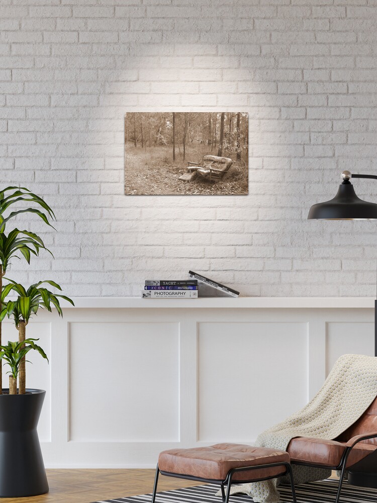Thumbnail 1 of 4, Metal Print, Waiting by the Track designed and sold by theoddshot.