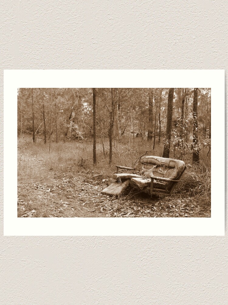 Alternate view of Waiting by the Track Art Print