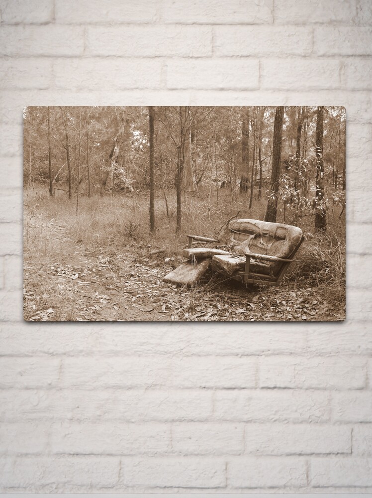 Thumbnail 2 of 4, Metal Print, Waiting by the Track designed and sold by theoddshot.
