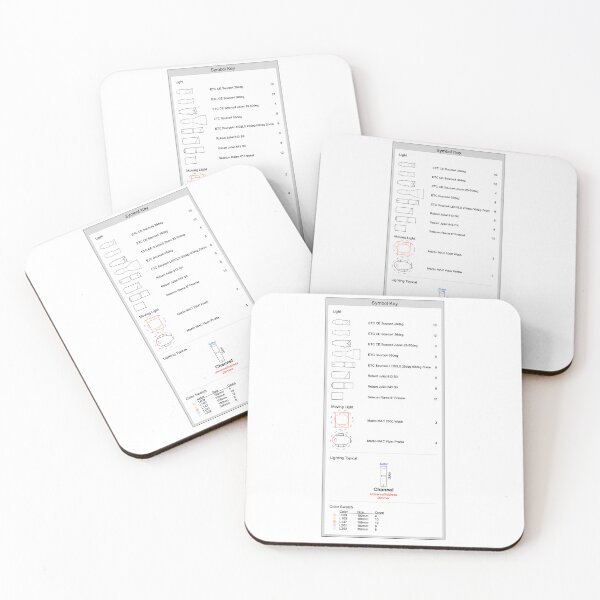 Item preview, Theatre Lighting Plan Symbol Summary Key designed and sold by Callum Watson.