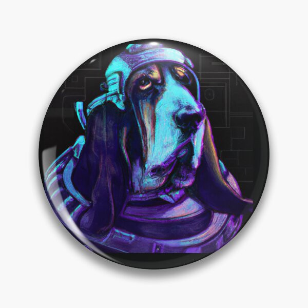 Item preview, Cyber punk basset designed and sold by GhostlierNation.