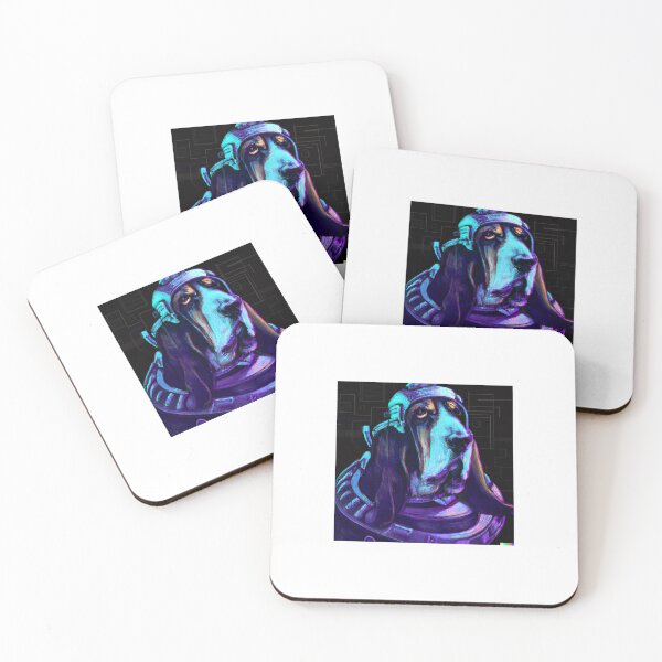 Item preview, Cyber punk basset designed and sold by GhostlierNation.