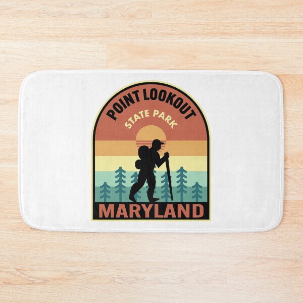 Item preview, Point Lookout State Park Maryland Retro Hiking designed and sold by HalpinDesign.