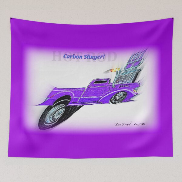 Item preview, Hot Rod Art //  The Carbon Slinger! designed and sold by Imagin8er.