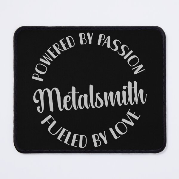Item preview, Metalsmith powered by passion fueled by love metal worker gift designed and sold by MetalicBabe.
