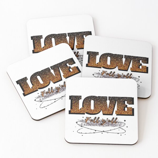 Item preview, Love Fall Y'all (Black Orange) designed and sold by SimplyMe-Plus.