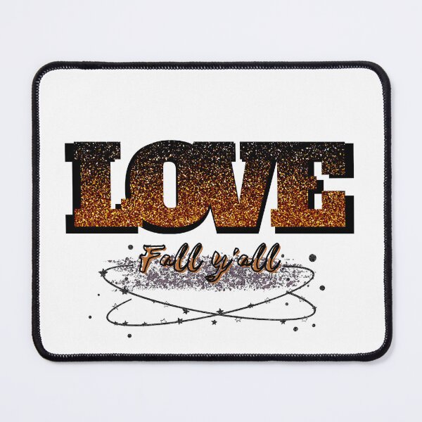 Item preview, Love Fall Y'all (Black Orange) designed and sold by SimplyMe-Plus.