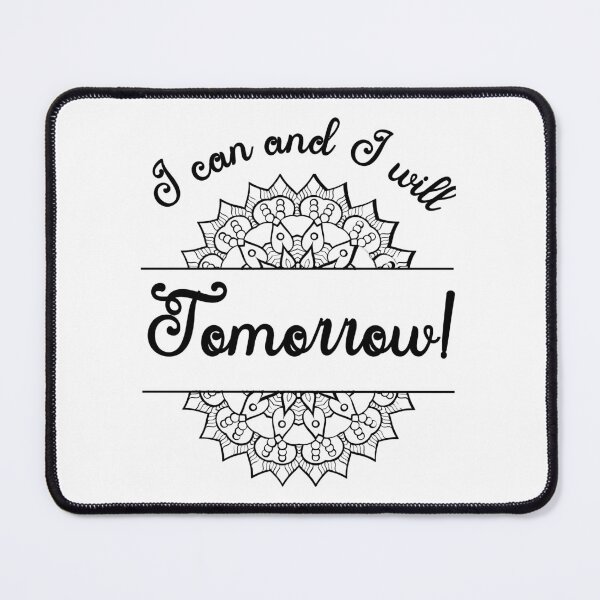 Item preview, I can and I will.... Tomorrow! designed and sold by MerWishes.