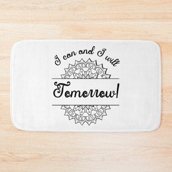 Item preview, I can and I will.... Tomorrow! designed and sold by MerWishes.
