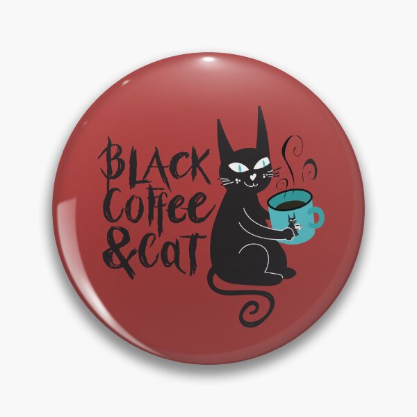 Artikelvorschau, schwarze Katze und Kaffee entworfen und verkauft von StayWokeKings.