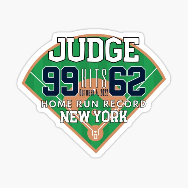 Aaron Judge Home Run Champ 62 Yankees - Aaron Judge - Sticker