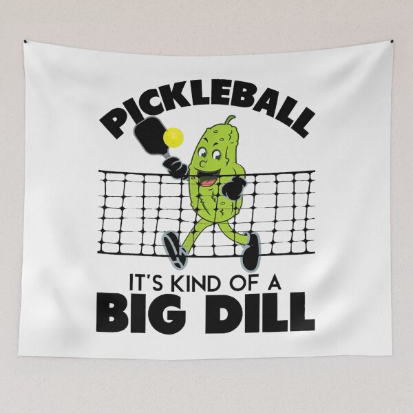 Item preview, funny pickle playing pickleball                       designed and sold by thecraftsylife.