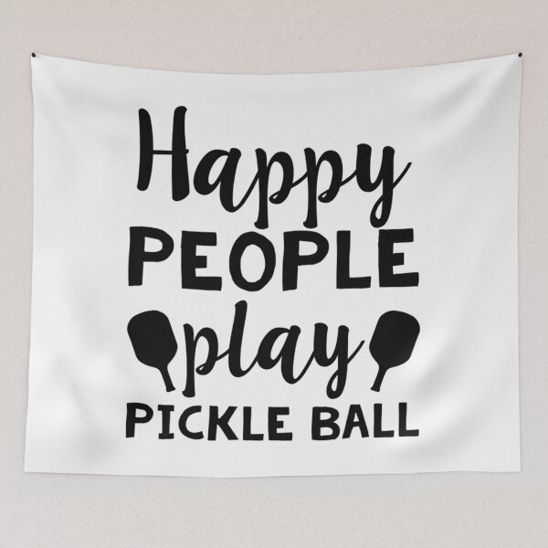 Item preview, Happy People Play PICKLE BALL                     designed and sold by thecraftsylife.