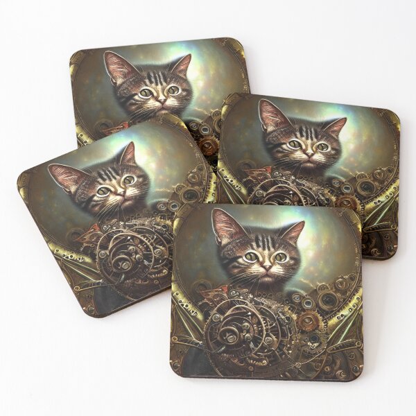 Item preview, Steam Punk Cat designed and sold by Urbansteam21.