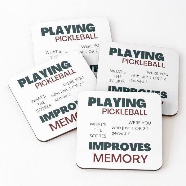Item preview, playing pickleball improves memory funny pickleball player                  designed and sold by thecraftsylife.