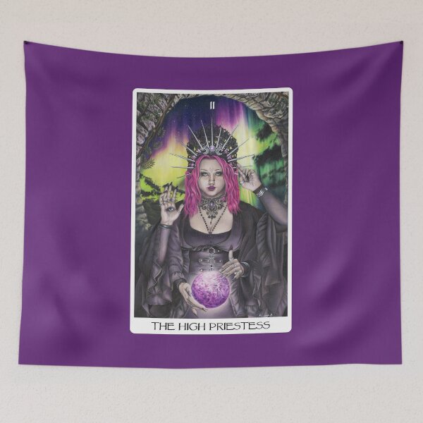 Item preview, The High Priestess Tarot Card Art designed and sold by Artbykayleighb.