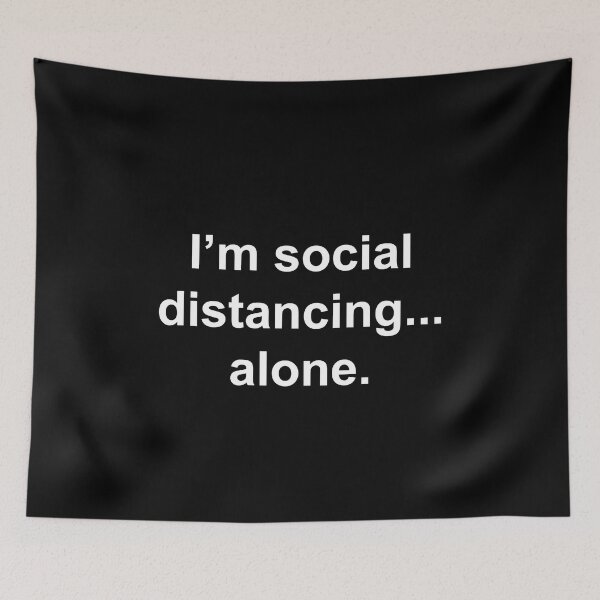 Item preview, I'm social distancing... alone designed and sold by Family-Shop.