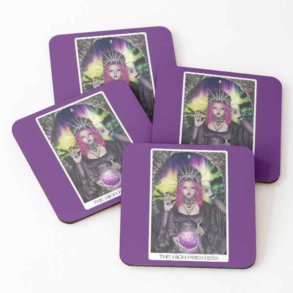 Item preview, The High Priestess Tarot Card Art designed and sold by Artbykayleighb.