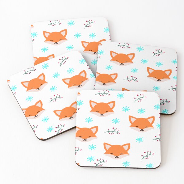 Item preview, Winter Foxes designed and sold by pretzelbunny.