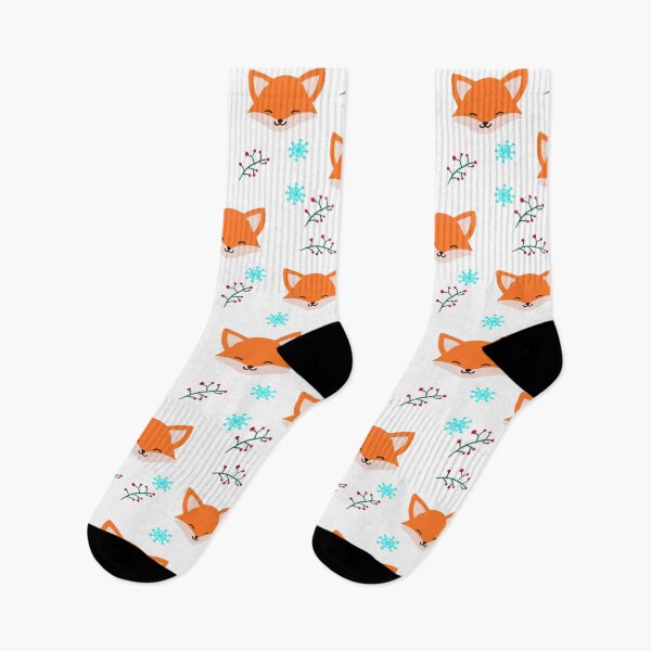 Item preview, Winter Foxes designed and sold by pretzelbunny.