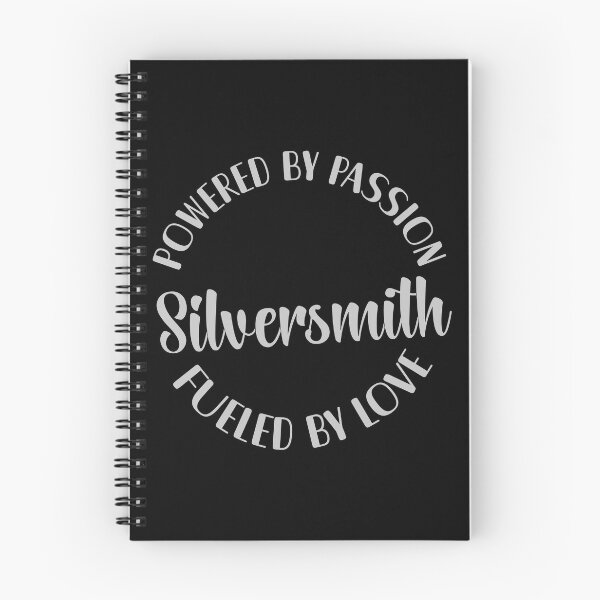 Item preview, Silversmith powered by passion fueled by love metalsmith gift designed and sold by MetalicBabe.