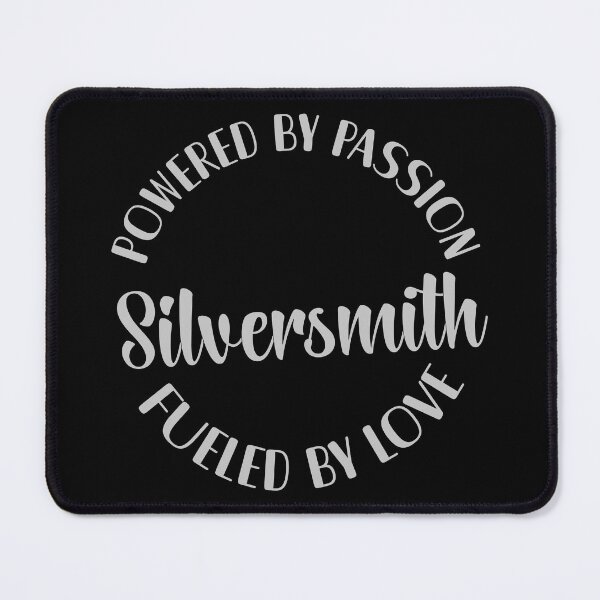 Item preview, Silversmith powered by passion fueled by love metalsmith gift designed and sold by MetalicBabe.