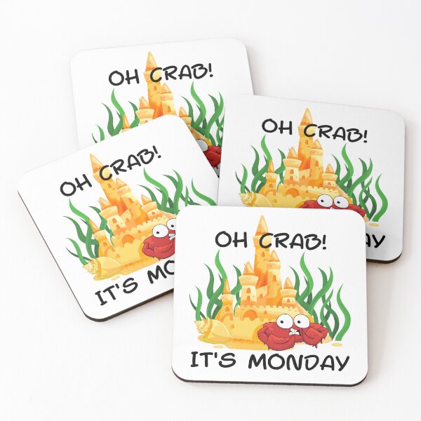 Item preview, Oh Crab! It's monday designed and sold by RockBeeDesigns.