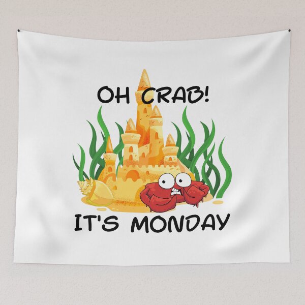 Item preview, Oh Crab! It's monday designed and sold by RockBeeDesigns.