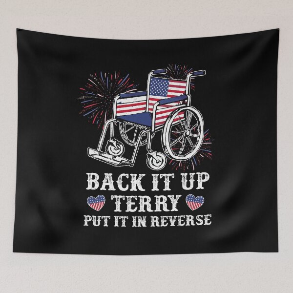 Item preview, Back It Up Terry Put It In Reverse 4th Of July US Flag designed and sold by woomermaditzn.