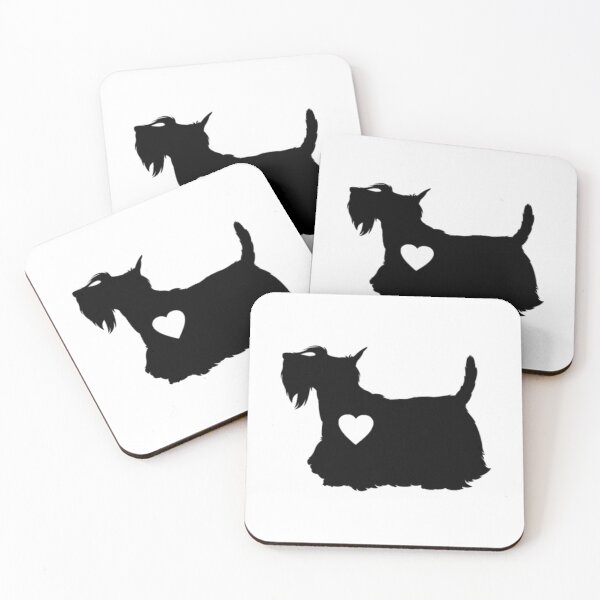 Item preview, Scottish Terrier love heart, dog, dog mom, dog dad designed and sold by urmaldinjosy.
