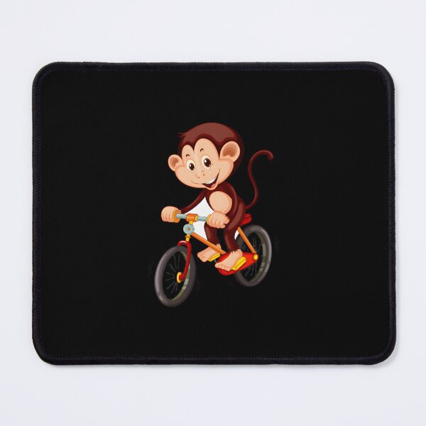 Item preview, Little monkey riding a bicycle  Classic  designed and sold by malhanasbih.