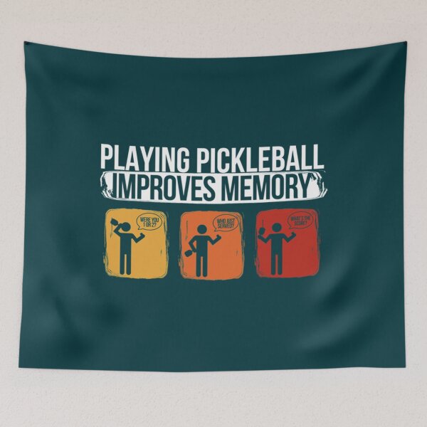 Item preview, Playing Pickleball improves memory, Pickleball                                   designed and sold by thecraftsylife.