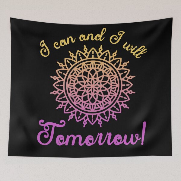 Item preview, I can and I will.... Tomorrow! designed and sold by MerWishes.