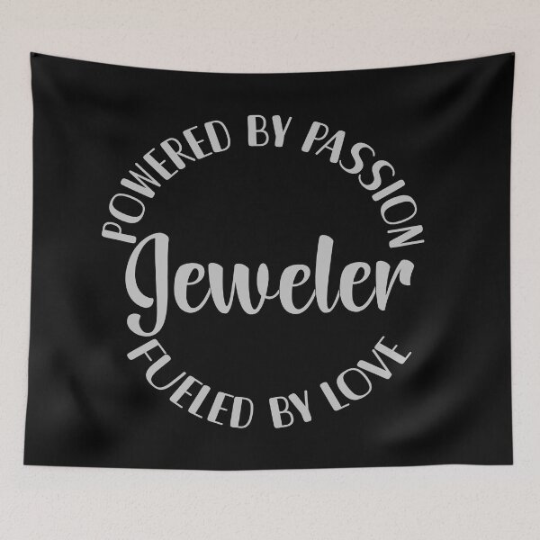 Item preview, Jeweler powered by passion fueled by love jewelry maker gift designed and sold by MetalicBabe.