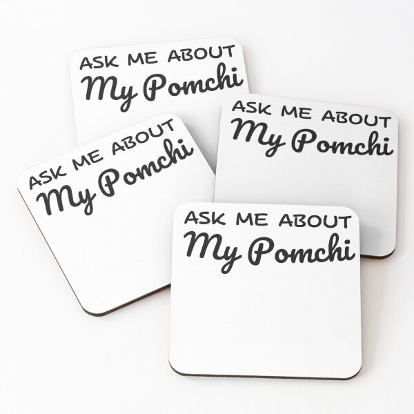 Item preview, Ask Me About My Pomchi Funny Dog Saying Gift designed and sold by MouDantArts.