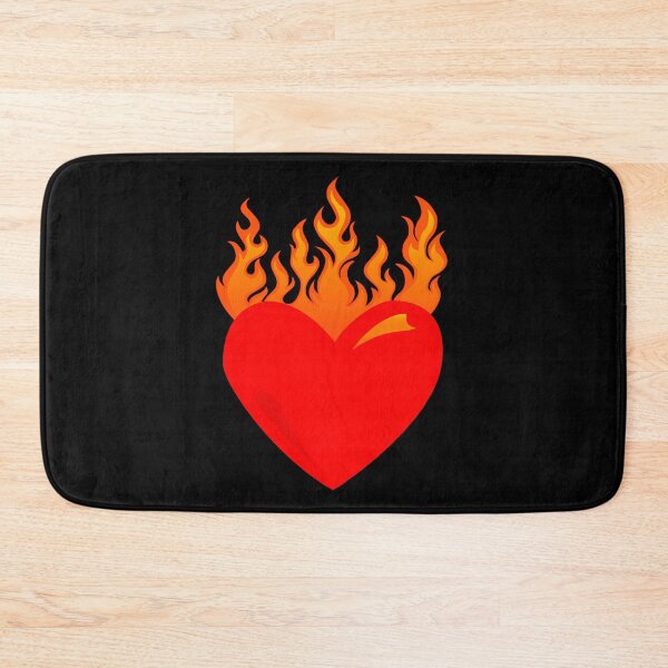 Item preview, Fire heart emoji designed and sold by The Love Quill.