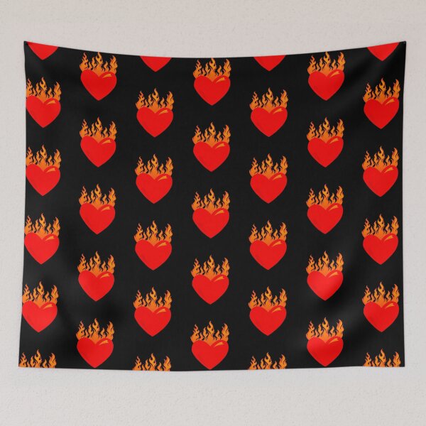Item preview, Fire heart emoji designed and sold by The Love Quill.