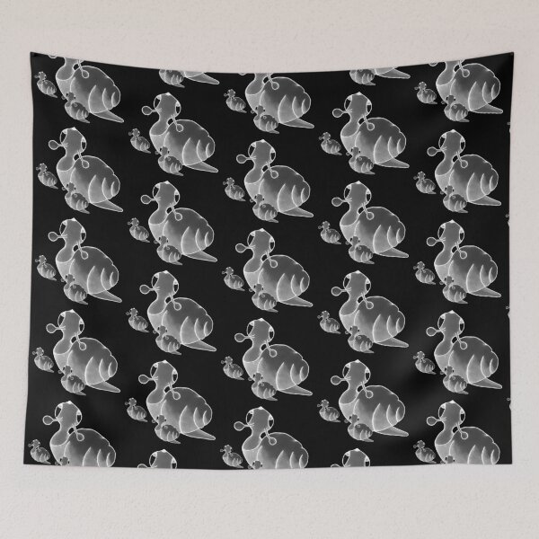 Item preview, Skiddy the Snail Black and White designed and sold by Czerra.