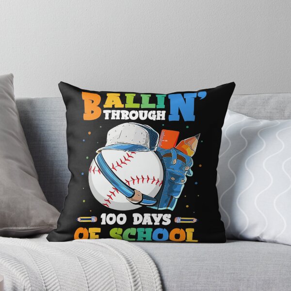 Item preview, Ballin' Through 100 Days of School Béisbol Niños Niñas designed and sold by woomermaditzn.