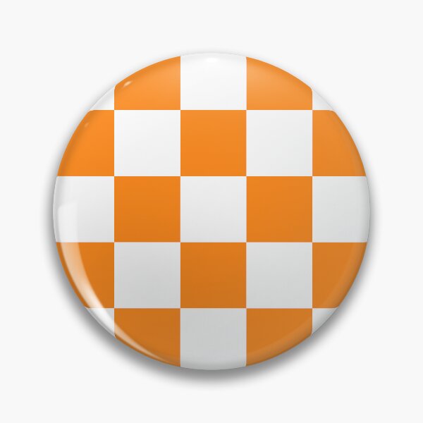 Item preview, Orange Checker Print designed and sold by latheandquill.