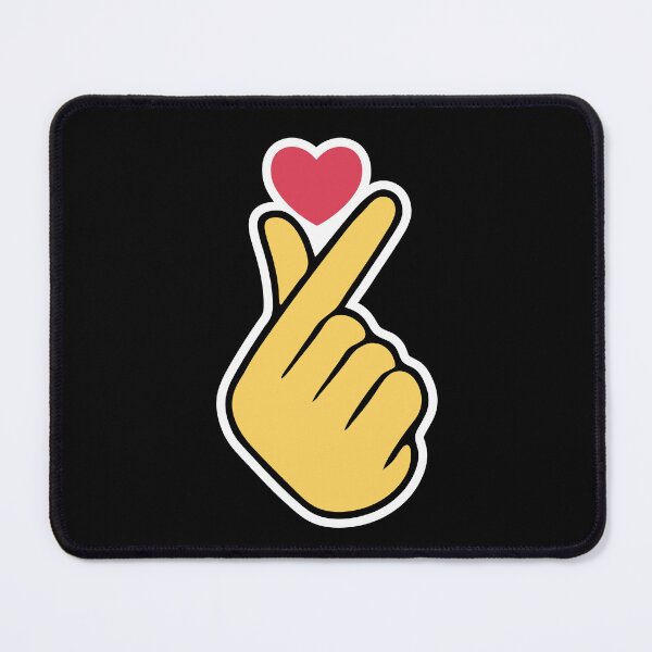 Item preview, Finger heart emoji designed and sold by The Love Quill.
